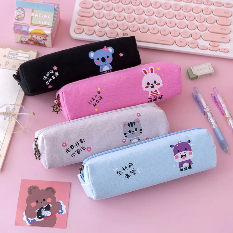 Wholesale Custom Simple Kids Ziplock Pencil Pouch Sublimation Printing Children Students School Pencil Bag for Boy Girls