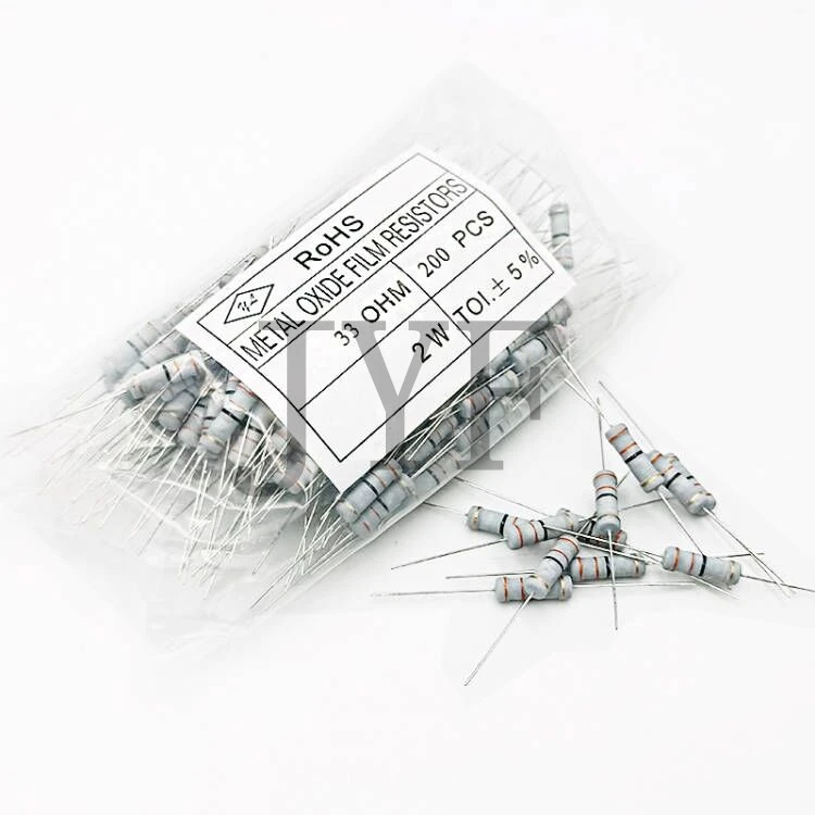 1/2W 1/4W 1/6W 1/8W 1W 2W 3W 5W 10W 1K 4,7 K 5,1 K 10R 1M 5% резистор сопротивления оксидной пленки