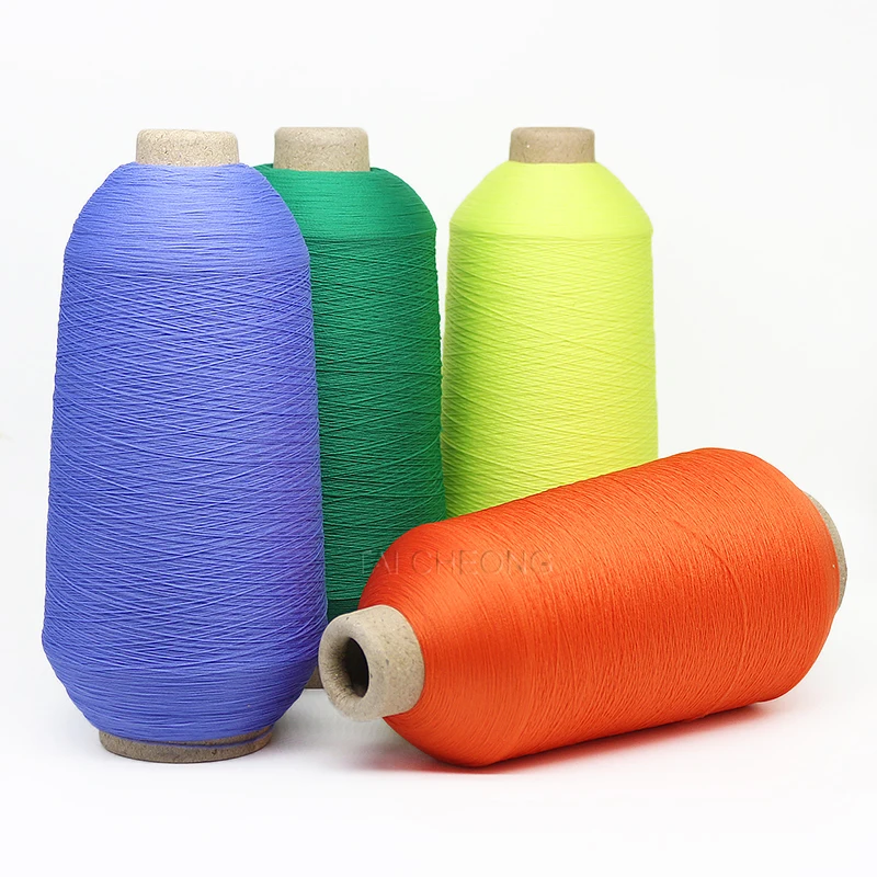polyamide100% 70d  high tenacity nylon bcf stretch yarn crochet thread knitting dty sock machine nylon spandex covered yarn
