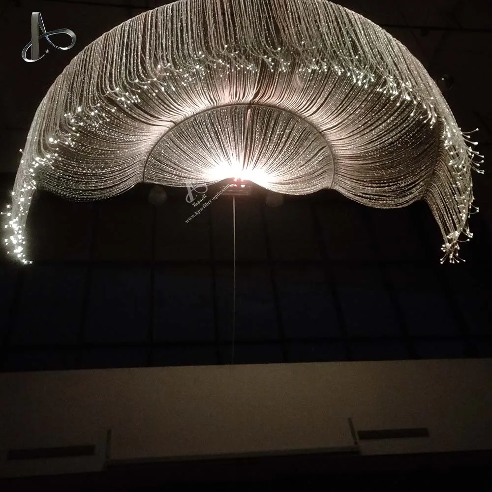 2023 KEPUAI Fiber Optic Lamp for Home Decoration Lamparas De Techo Para Interior