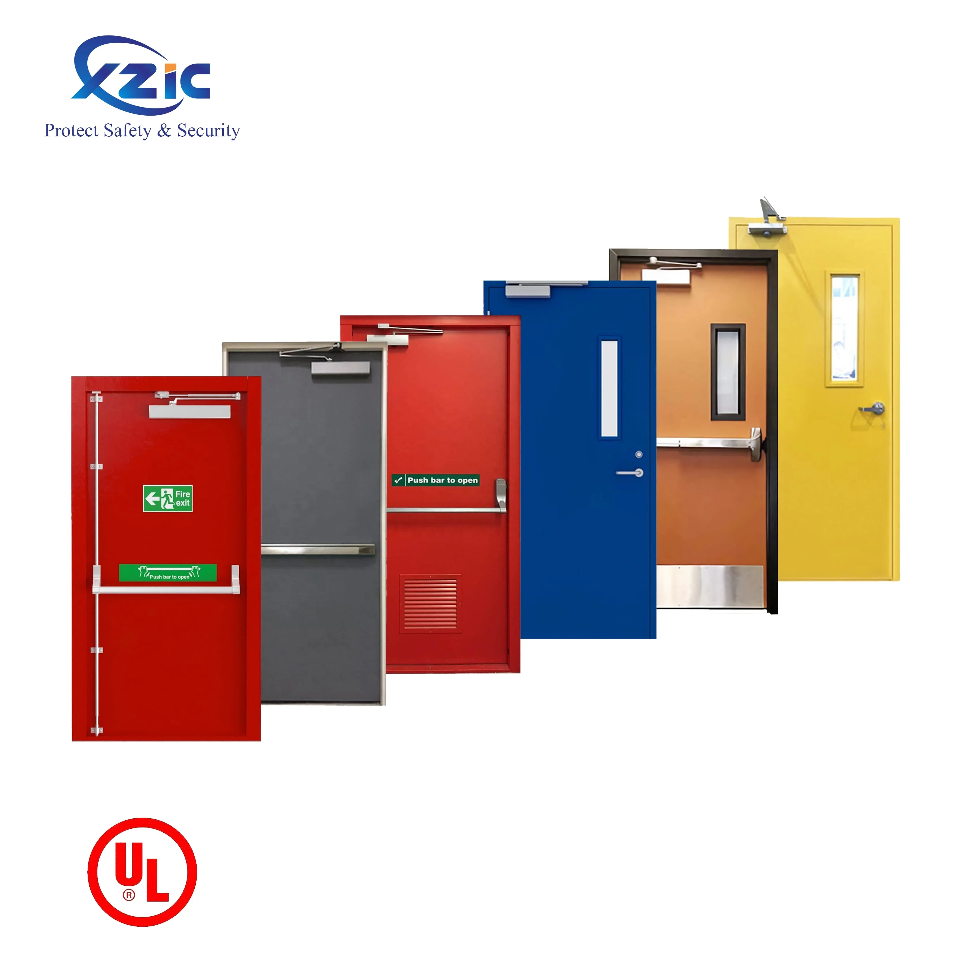 Fire Door Manufacturer UL Fire Protection Standard 180 Minutes Steel Fire Resistant Door