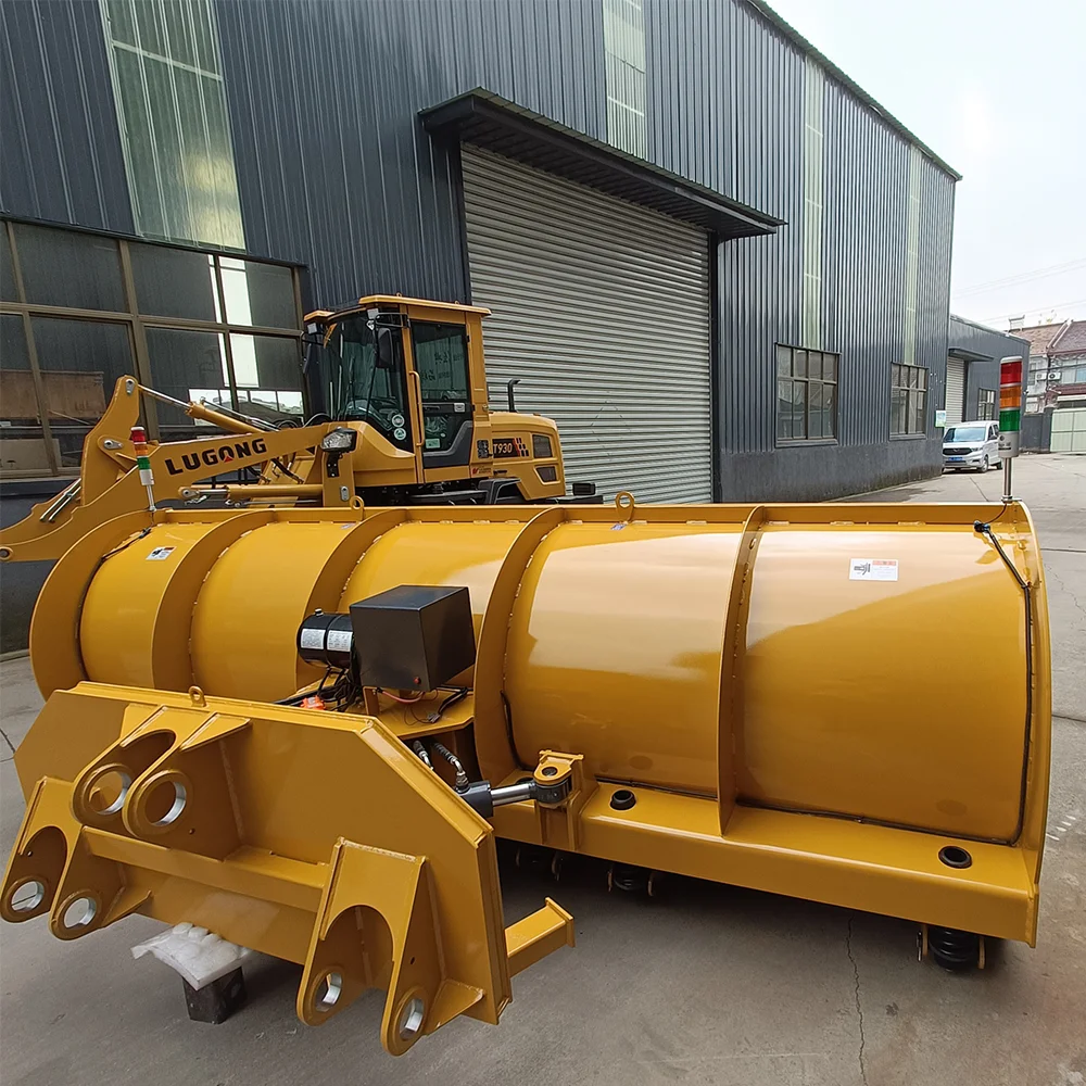 Heavy Duty Skid Steer Loader Attachment Snow Plough Grader Scraper Snow Removal Blade For Tractors