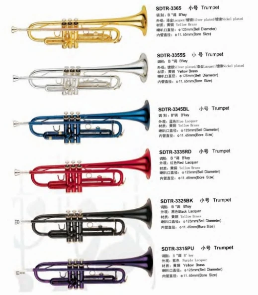 Students Music Instrument Trumpet Case Bag Accessories High Quality Brass Trumpet Instrument