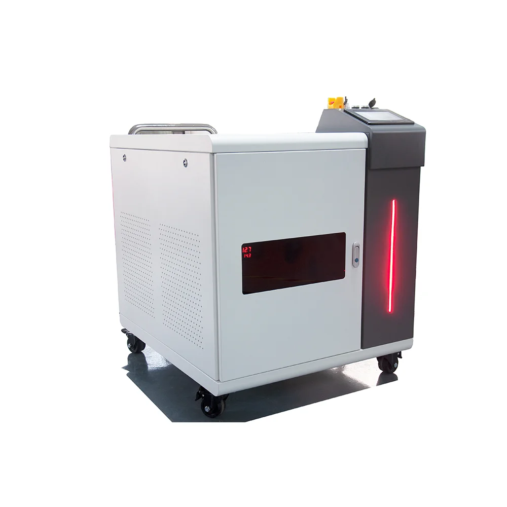 Best Selling Customized portable MAX continuous 1500w 3000w fiber laser welder metal laser cleaning machine stone wall