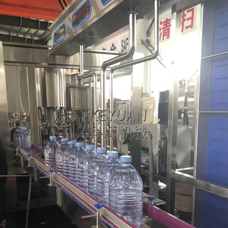 Automatic hot cold water filling machine for plastic bottle