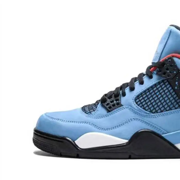 RYT 2022 Trend Og Aj 4s Little Eminem Black Blue Towel Air Jord 4 Basketball Shoes Outdoor Casual Aj4 Sneakers