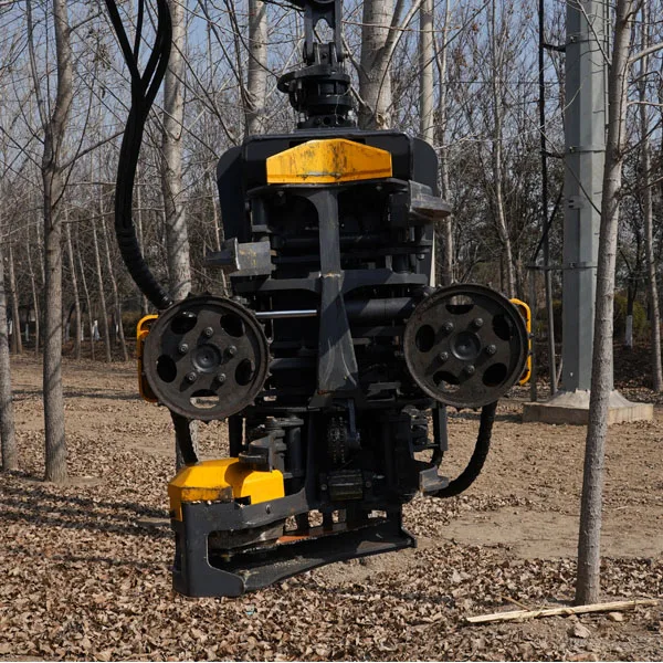 Automatic Forestry Tree Harvester Heads Felling Machine for Excavator with Max Cutting 400 mm in