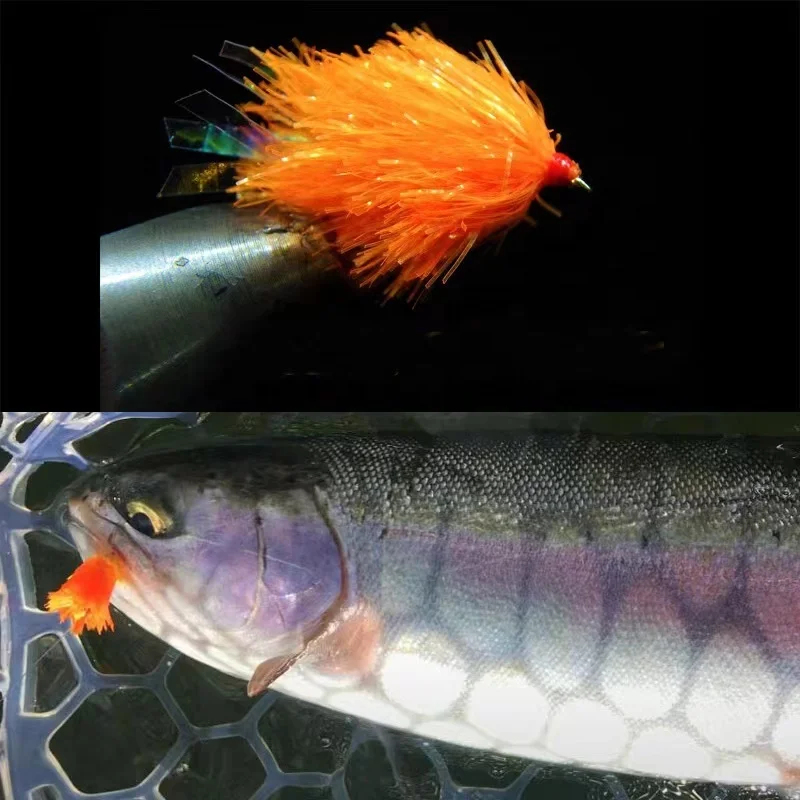 Jelly Fritz Creating Jelly Blob 8 colors Pearlescent Chenille Streamer Bodies wet fly Salmon Steelhead Flies Fly Tying Materials