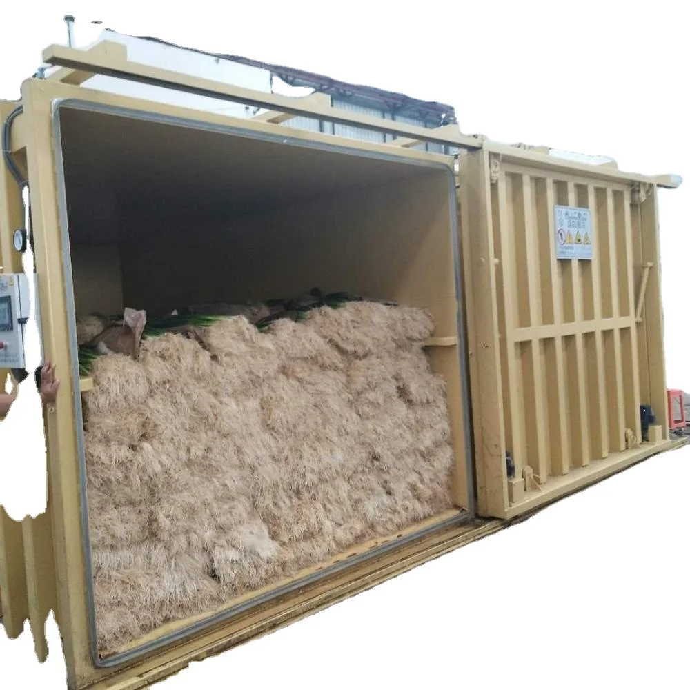 Farm fresh post-harvested lettuce spinach broccoli leafy vegetables vacuum cooling machine