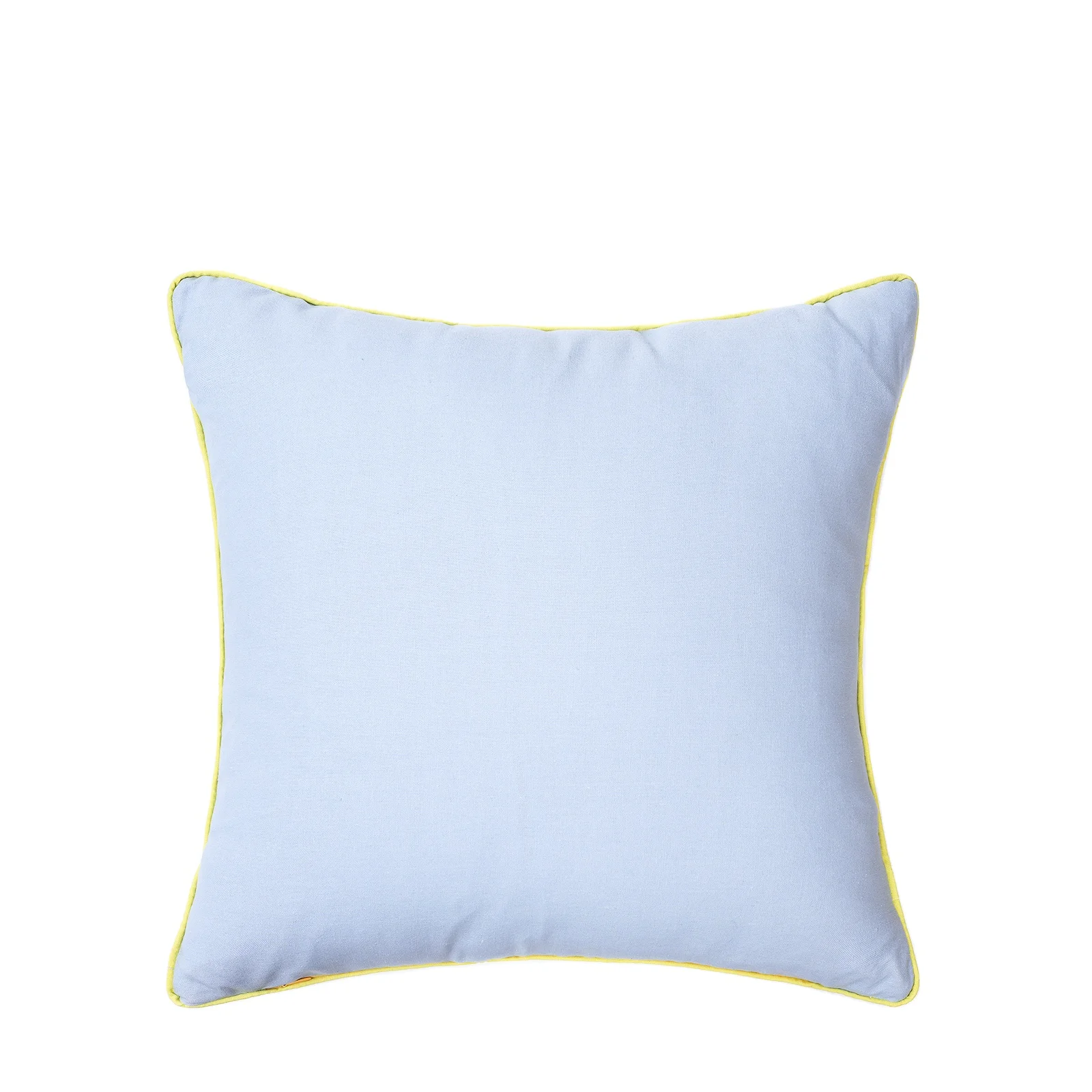 Home Decoration Pillow Cover Multicolor Linen Sofa Pillow Cases Blue Plain Pillow Cover with Piping