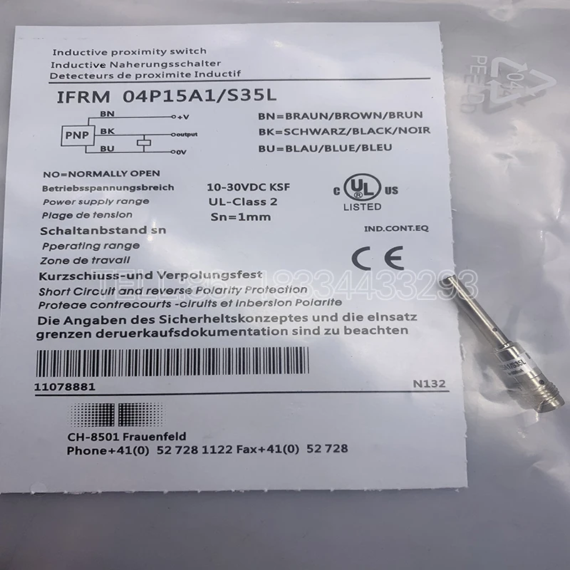 100% new original Proximity switch sensor IFRM 04P35A1/KS35PL one year warranty