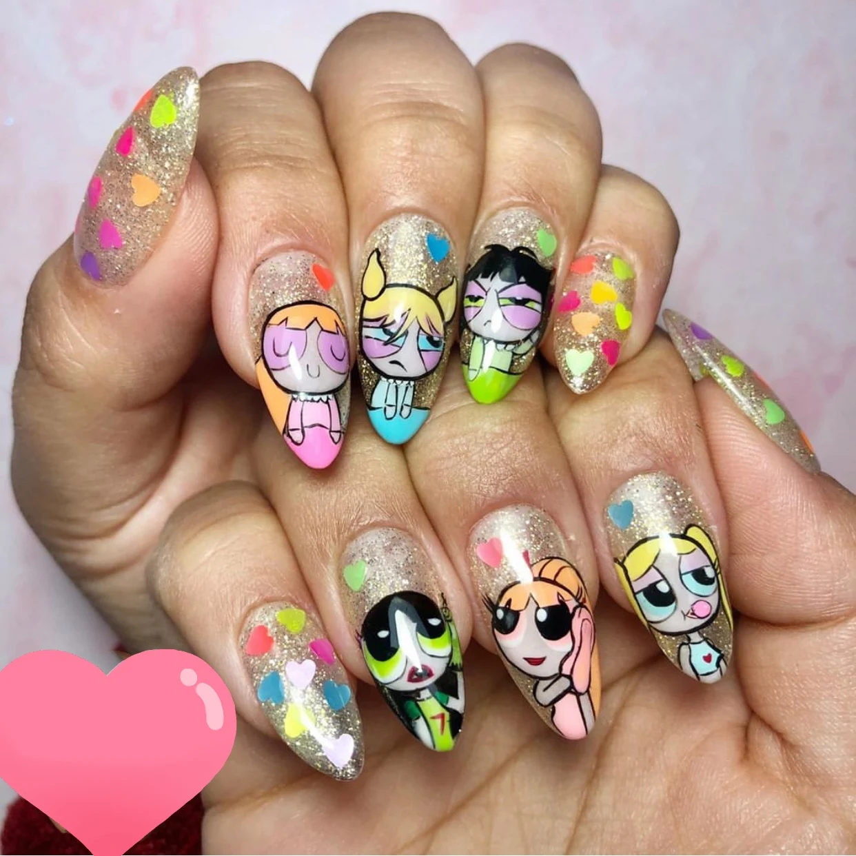 
New Fashion More Style Jesus Cartoon Nail Art Sticker For Nail Decoration 