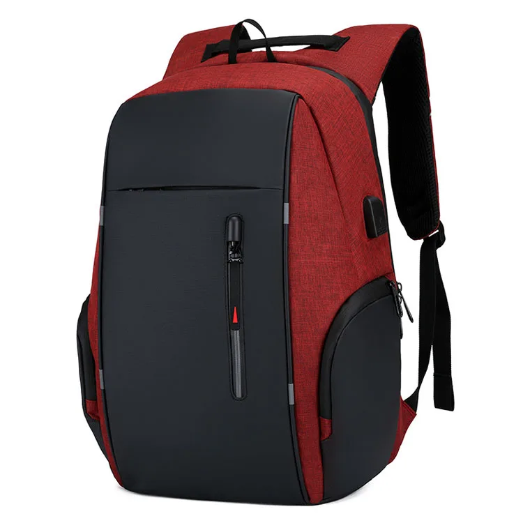 Durable Men Casual Lightweight Computer Waterproof 19 inch bag black laptop Backpack