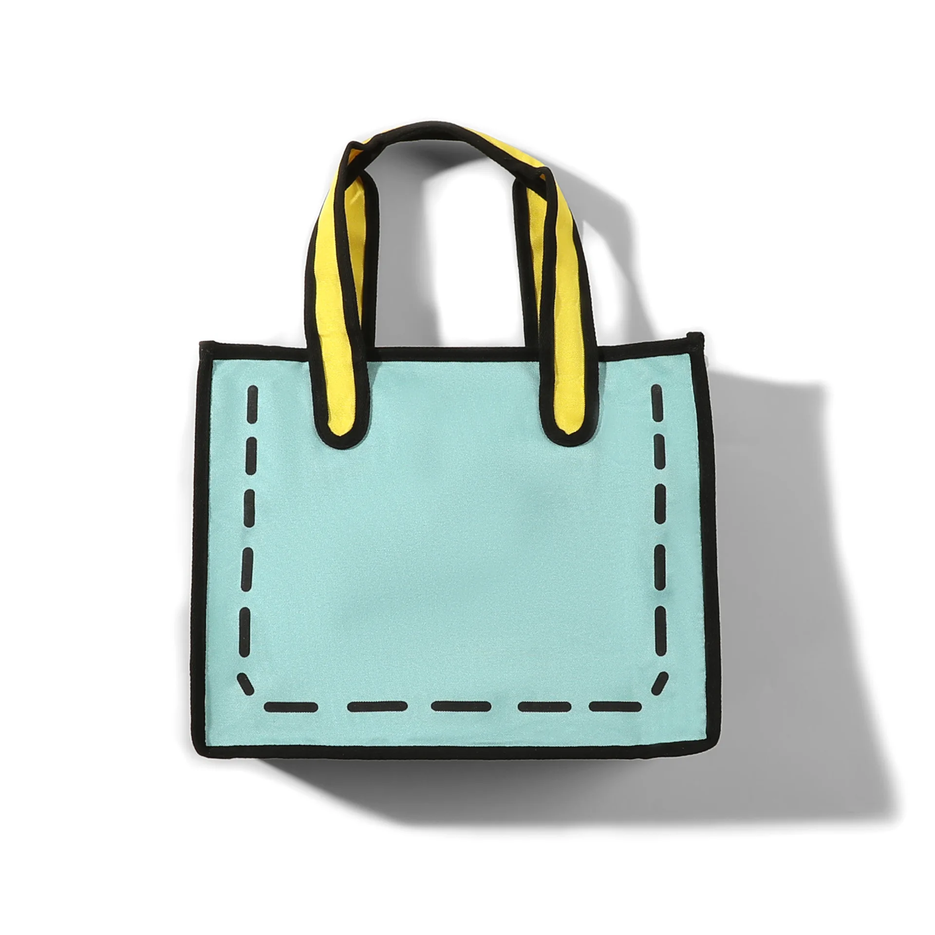 Japanese 2d Large Capacity Canvas Bag Cartoon 3D New One Shoulder Special Bag