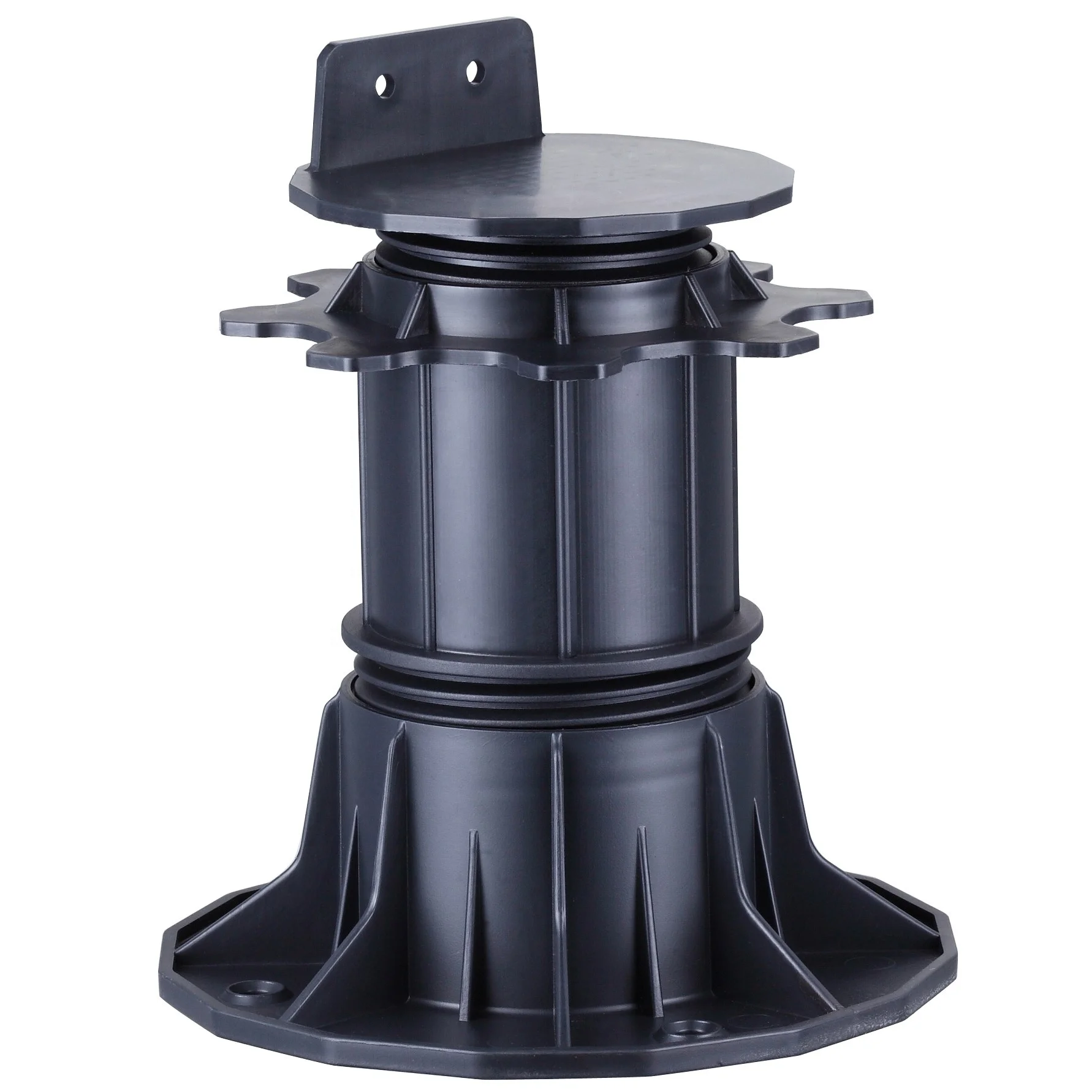 Pedestals Joist Deck Support Plastic Durable Waterproof Adjustable Plastic Pedestals for Raised Floor 140-220mm 500 Kgs/set