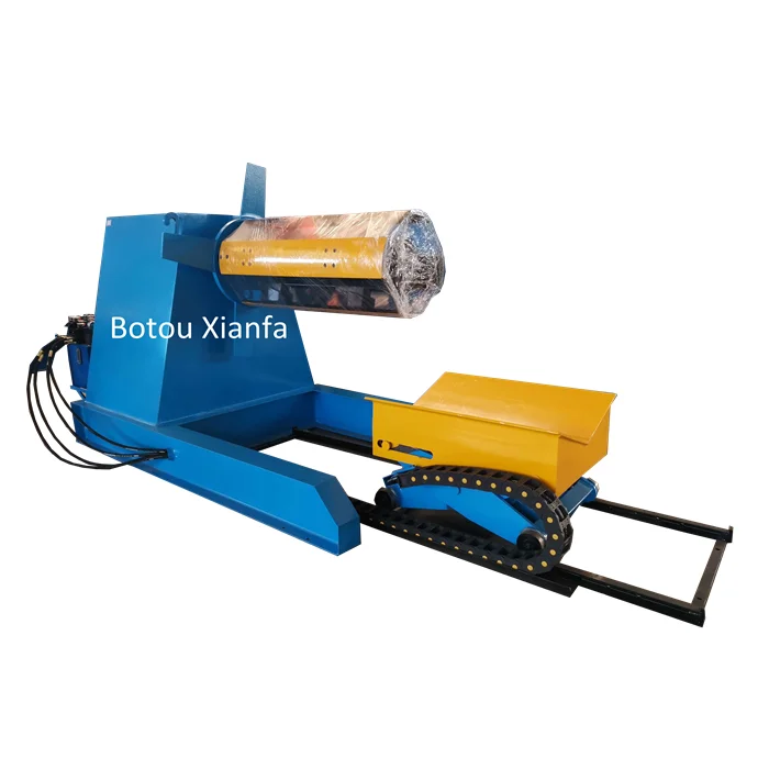 Hydraulic Decoiler with coil car Hydraulic Coil holder Hydraulic Decoiler 5 tons 10 tons 15 tons