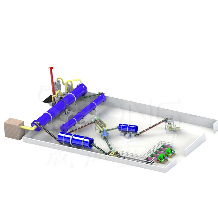 super phosphate/sulphur bentonite product line/sulphur coated urea npk fertilizer making plant