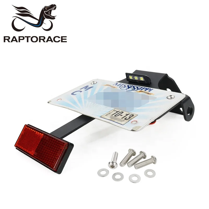 Raptorace fit for CFmoto 650NK NKS 400NK NKS Fender aftermarket aluminum number license plate holder fender eliminator tail tidy