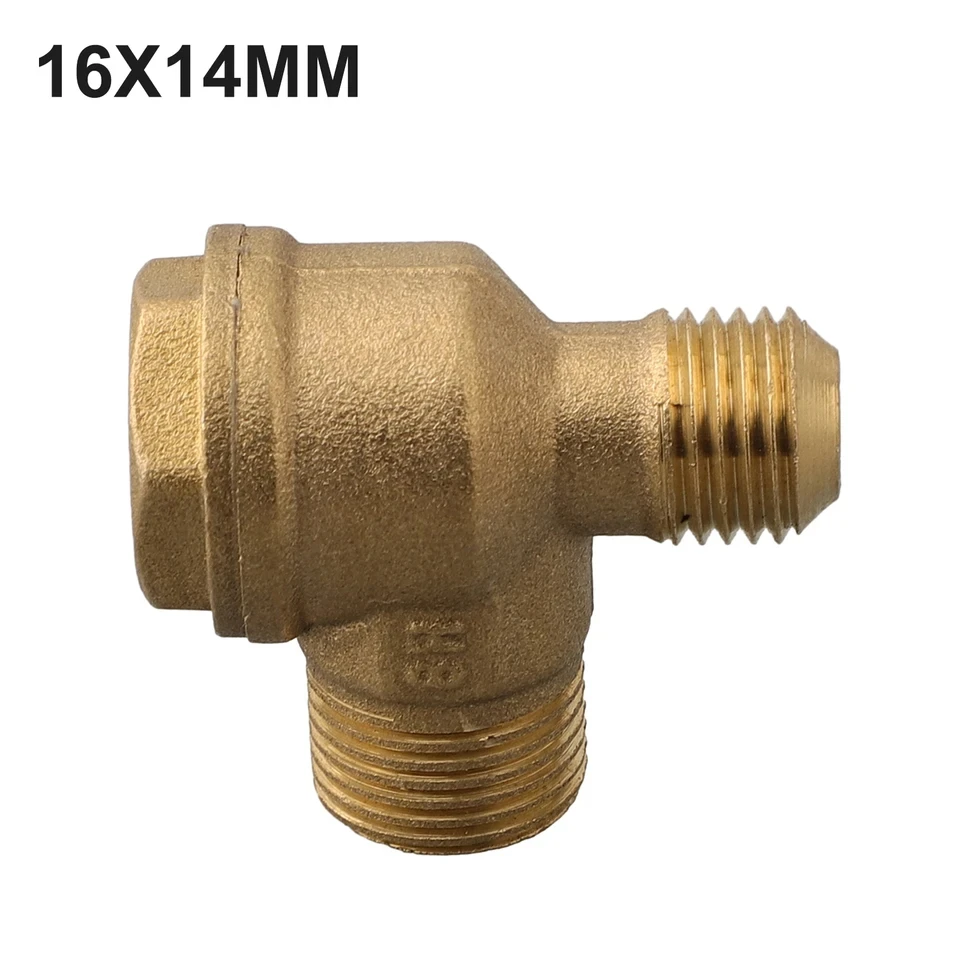 Air Compressor One-way Check Valve 2 Port Brass Male Threaded Check Valve Connector Tool For Air Compressor Valve