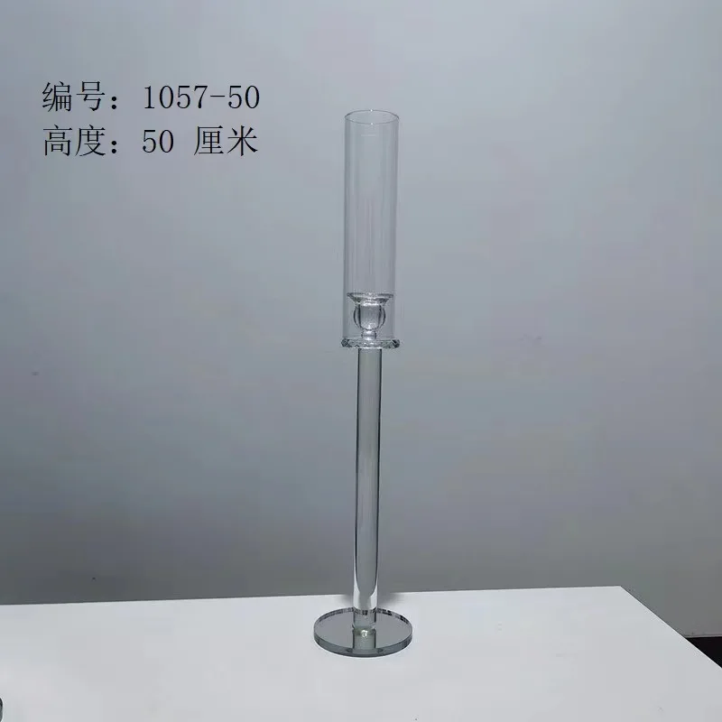 Стеклянный держатель для свечи