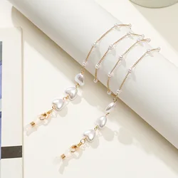 The New Japan and South Korea Fashion Heart Shaped Pearl Chain Glasses Chain