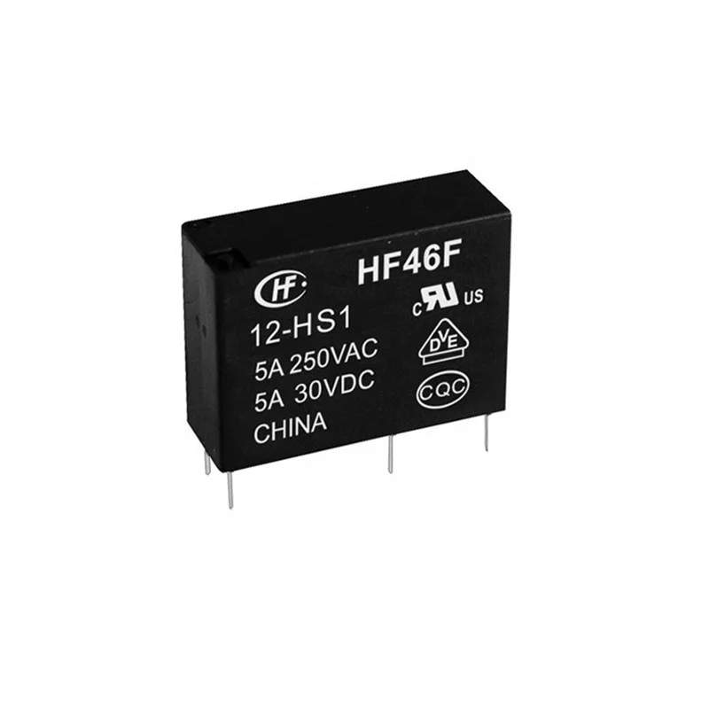 New original relay HF46F-012-HS1 5A4 pin normally open HF46F-005-HS1 24V hongfa Industrial relay