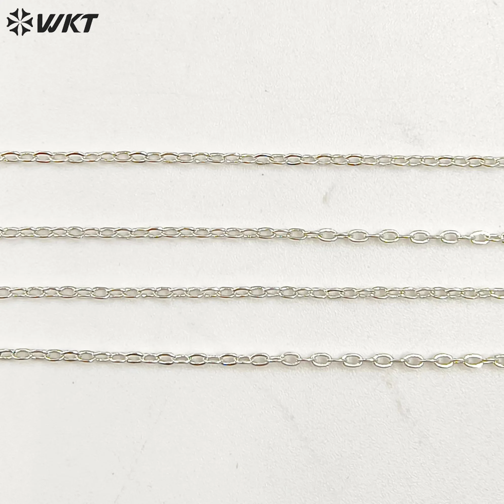 WT-N1043 WKT New Necklace Fashion Jewelry Best Electroplated Resist Tarnishable Brass Necklace Chain