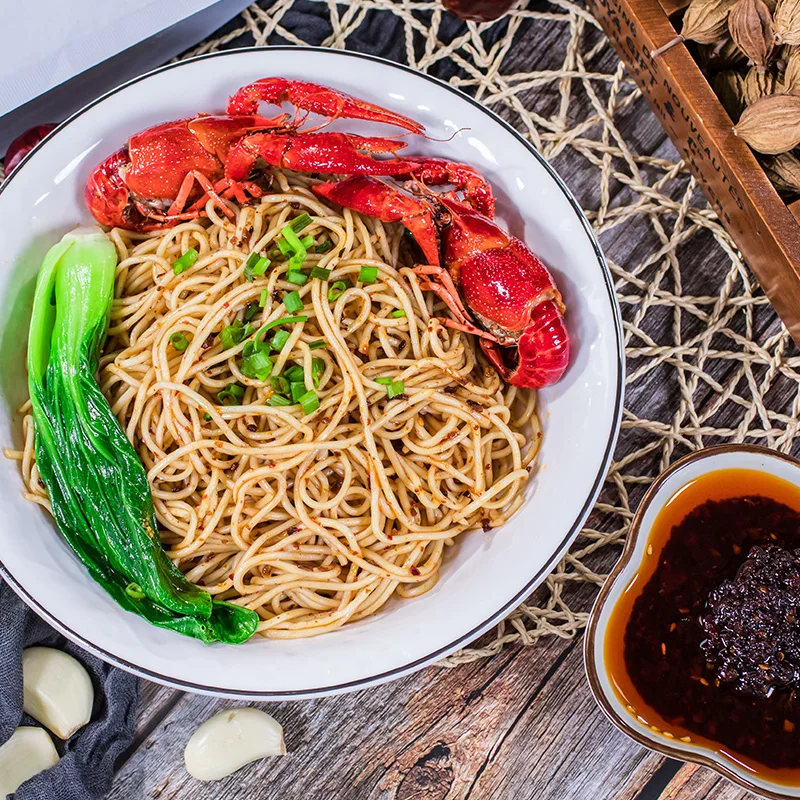 725g (Pack of 5)  crayfish crab flavor Fried convenient noodles instant noodles ramen fast food