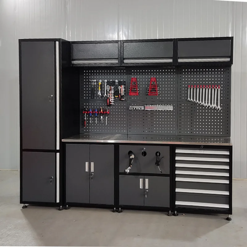 Garage Storage Tool Roller Cabinet Trolley Workbench Metal Tool Trolley Box Mechanical Tool Cart
