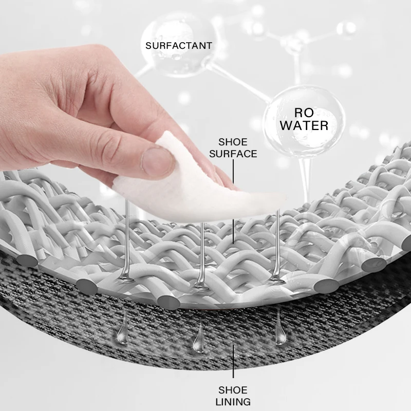 Disposable Thick Nonwoven Cleaning Sneaker and Care Dissolving Wipes Sport Shoes Wet Wipes