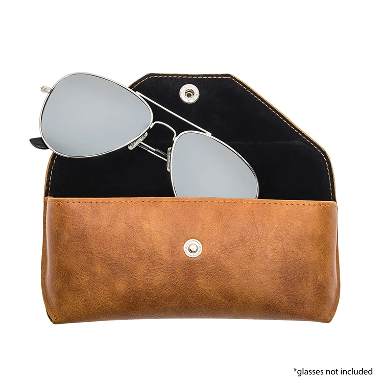 Custom Logo Portable PU Leather Sunglasses Box Sunglasses Case With Logo Packaging Eyeglasses Glasses Bag Pouch