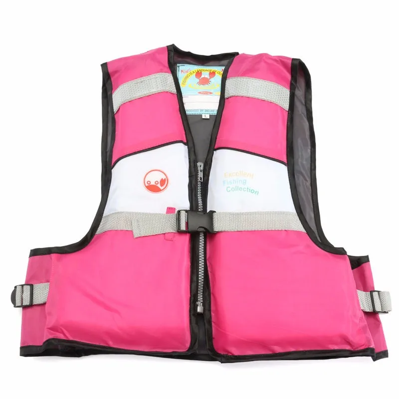 Factory wholesale water park swim life jacket vest for 2-13 years old child kids