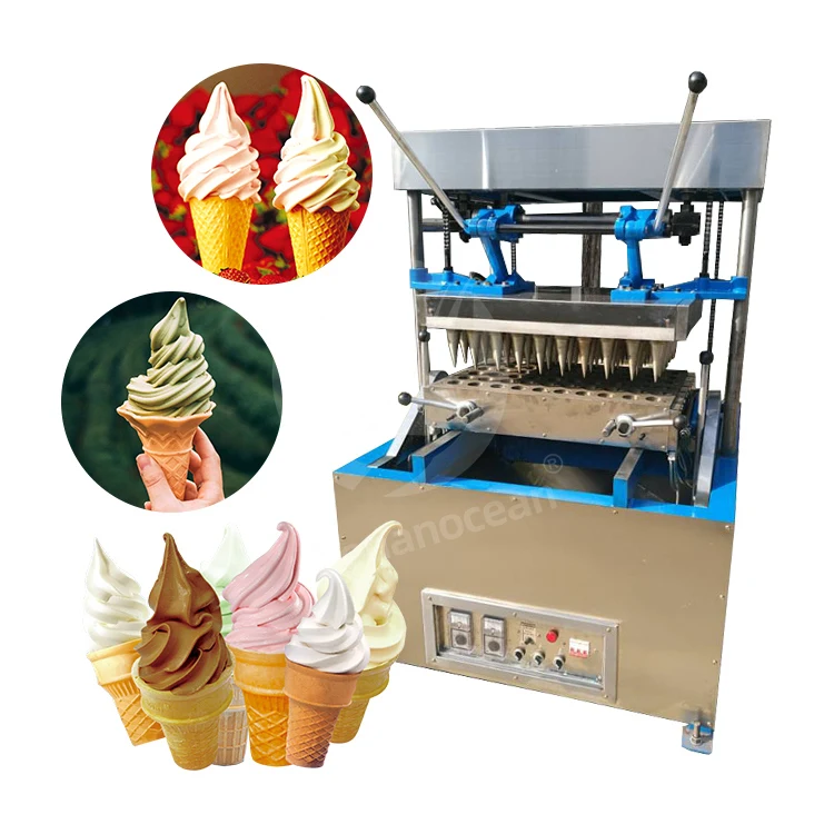 OCEAN Customized Ice Cream Cone Fill Snack Cono De Helado Waffle Edible Cup Miniature Maker Equipment
