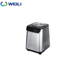 WEILI 1.2L Cheap Countertop Soft Serve Ice Cream Machine For Family the Charging Bucket and Mixing Fan Blade is Detachable