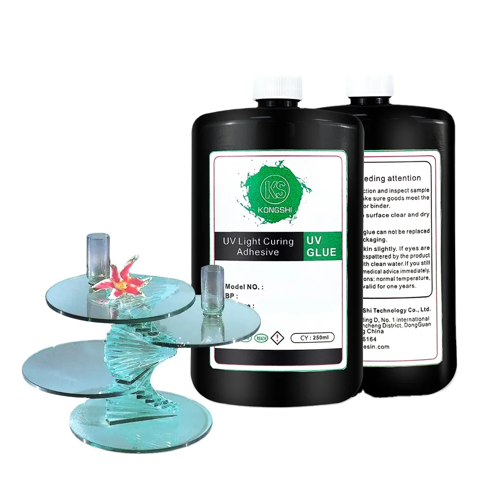 Curing Adhesive resin  for acrylic Transparent glass  Crystal Glass UV Resistant Waterproof  UV Glue