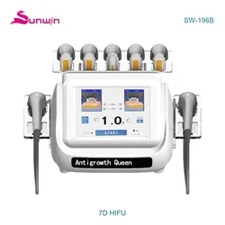 Sunwin ultra lift hifu machine portable 6d 7d 9d smas body high quality hifu beauty machine for skin tighten fat removal machine