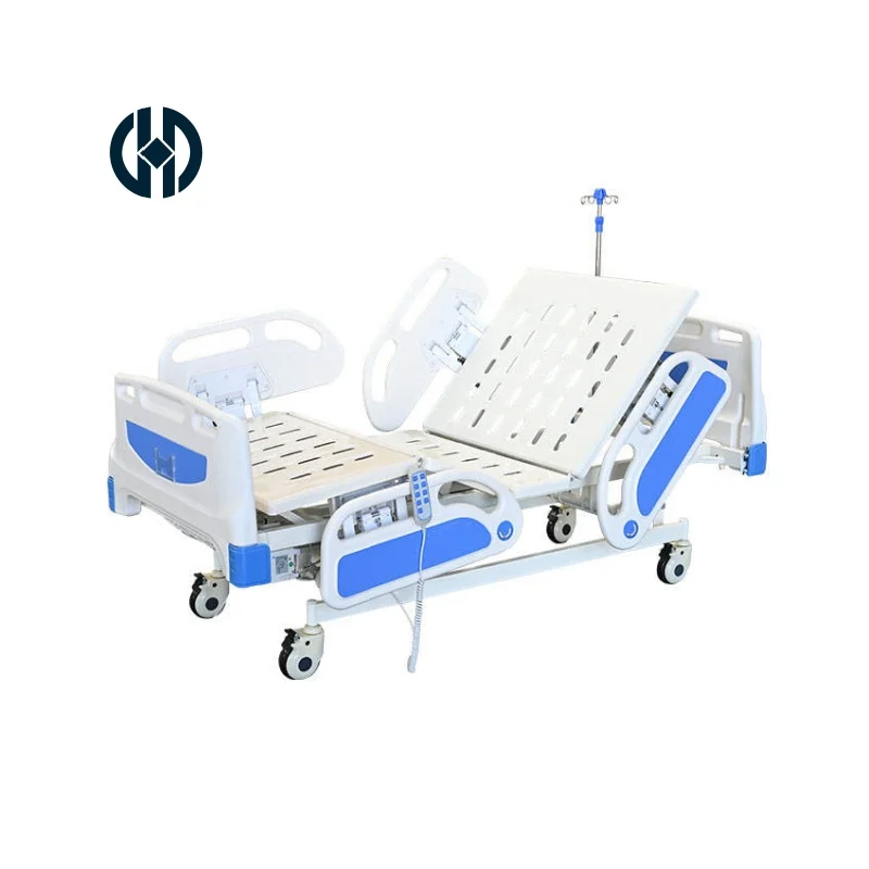Movable Adjustable Nursing Bed 3 functional electric hospital bed examination bed with ABS guardrail for humans