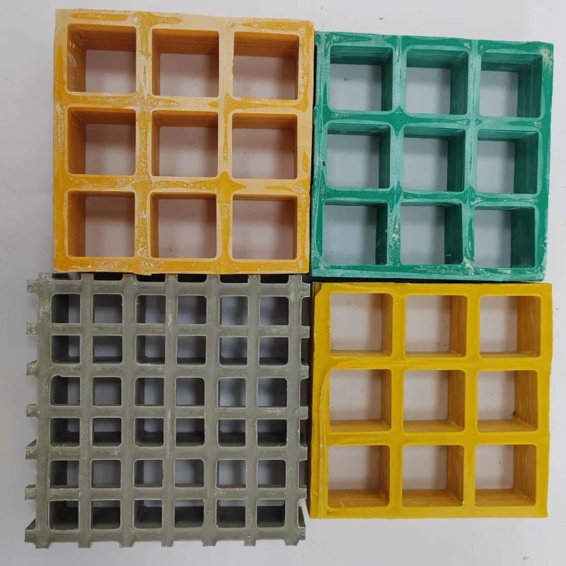 Fiberglass Mesh Platform Pultruded Grating drainage  grating for Floor Composite Molded grating walkway  cover channel