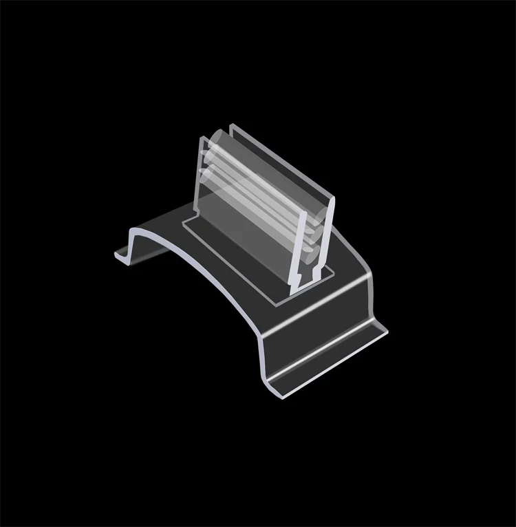 Полка для супермаркета, ПВХ пластиковая полоса для купюр, держатель для этикеток типа C, мягкий зажим для зубов, держатель для этикеток