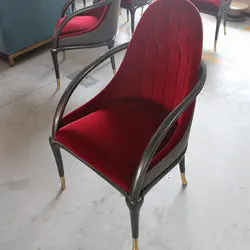 Роскошный простой креативный обеденный стул в скандинавском стиле с деревянной рамкой и подлокотником, с золотыми ножками, заводская цена, в наличии, кухонные стулья для дома