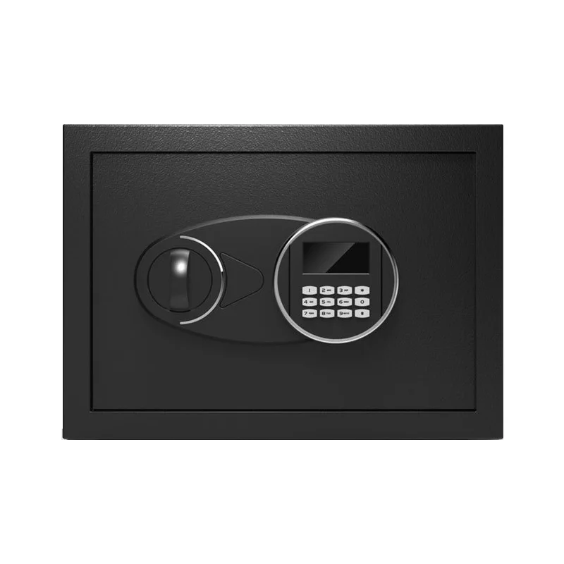 Customized Mini Home Office Hidden Safe Box Colorful Powder Coated Electronic Digital Small Locker Black