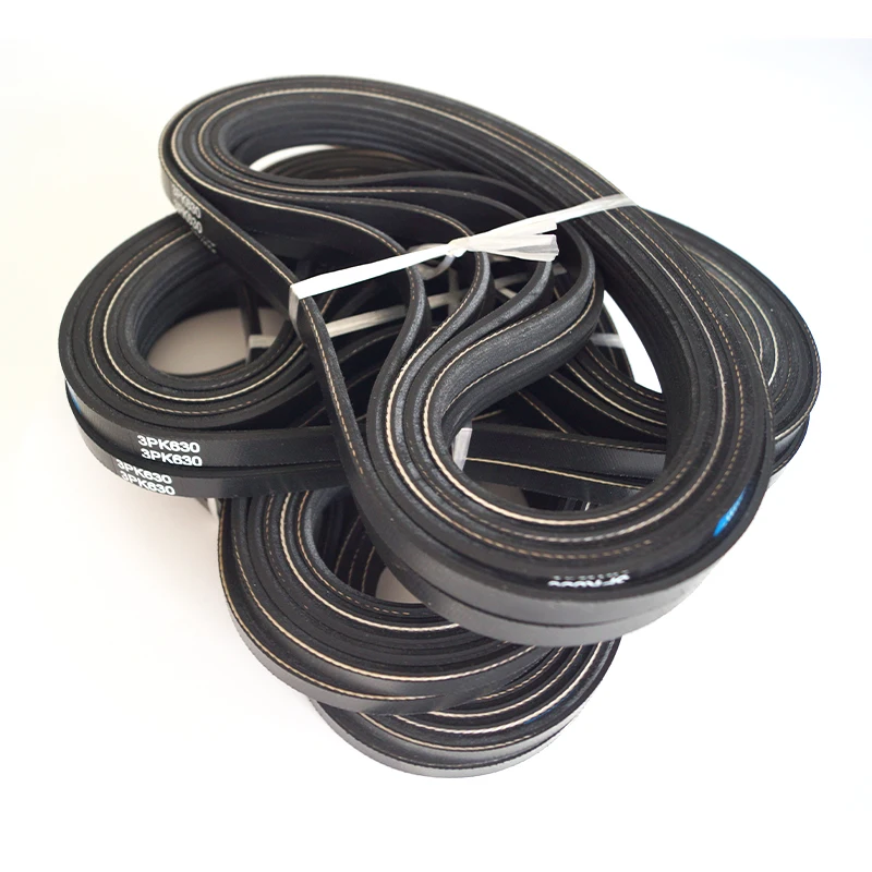 OEM EPDM rubber 3PK 4PK 5PK 6PK 7PK 8PK 9PK 10PK V fan ribbed PK belt