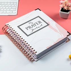 Custom Printing Hardcover Spiral Affirmation Gratitude Self Care Planner Manifestation Prayer Sermon Journal Bible Note books