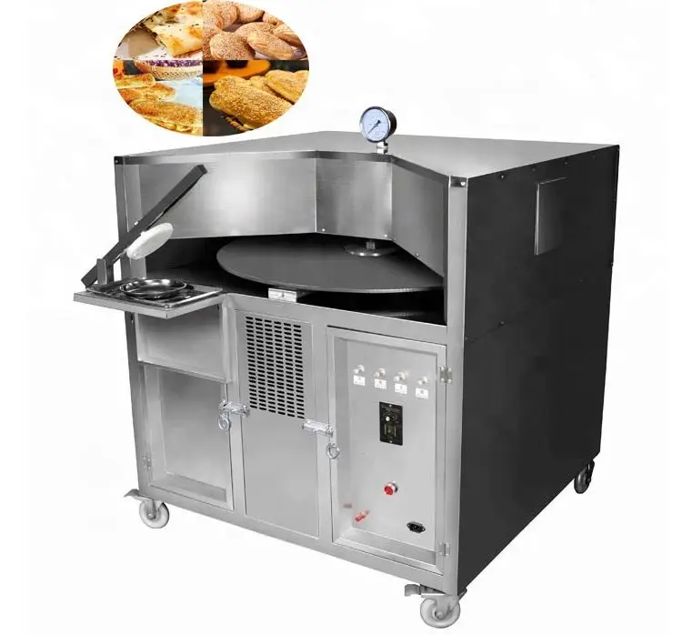 Automatic chapati tortilla rotary roti maker making machine for home use low price oven baking oven for scones pita bake
