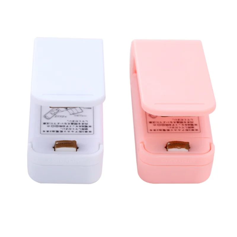 Food Sealer Mini Household Sealing Machine Heat Bag Sealer Capper Bag Clips ElectricPlastic Bag Packaging  Food Sealer