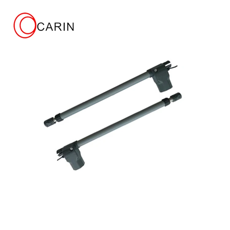 Modern Stainless Steel Electric Swing Gate Opener Heavy Duty 24V/220V AC/DC Motor Apartment Home Villa System