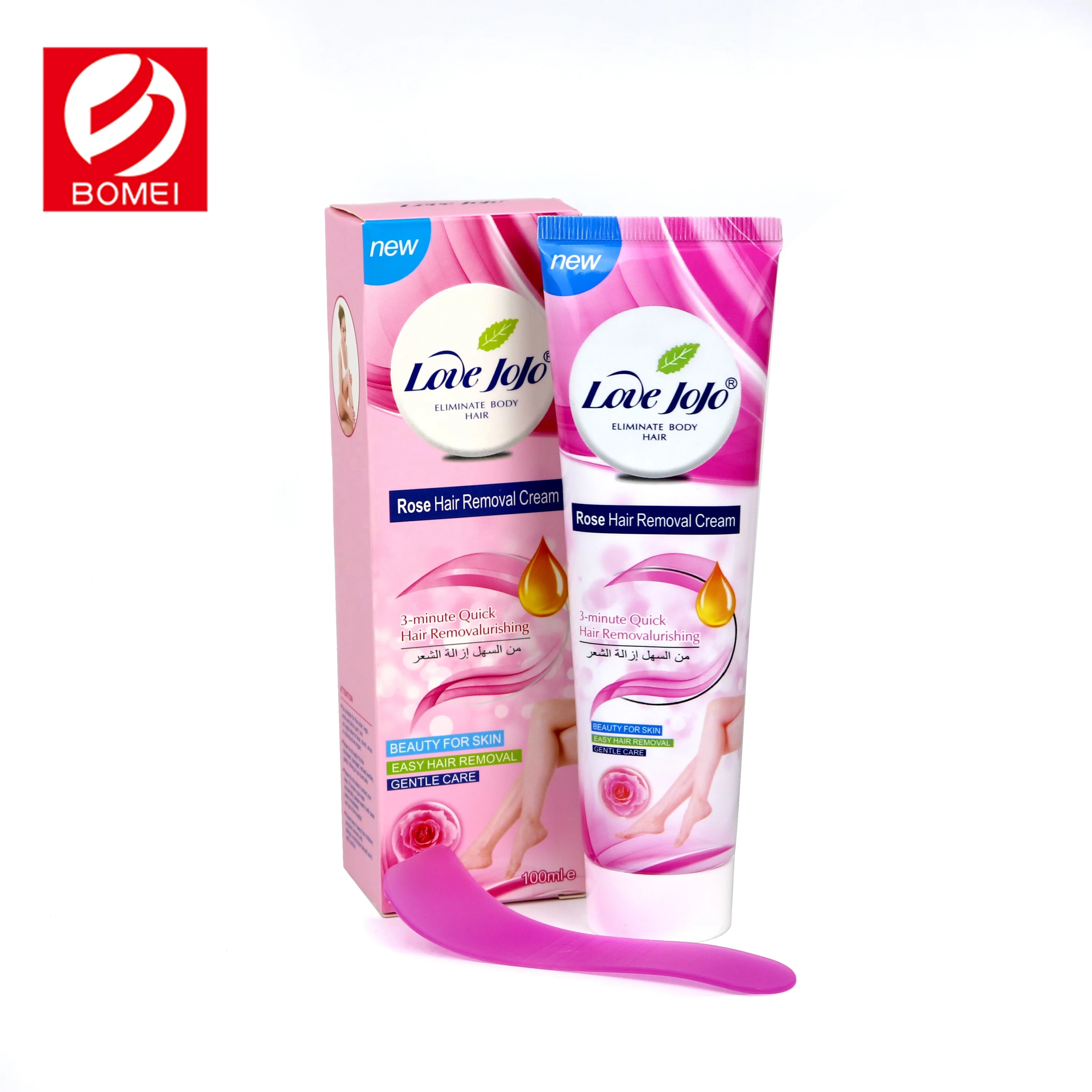 
Best OEM Natural Painless Permanent Aloe Vera Or Rose Hair Removal Cream 