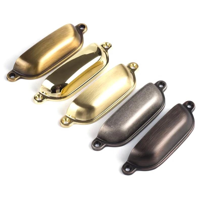 Retro Wardrobe Door Antique Pull Handles 96mm  Furniture Hardware Fittings Kitchen Shell Drawer Knobs Handle