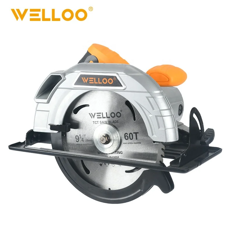 
WELLOO 2100w electric circular saw 9' wood cutting saw electric power tools CSW56235 