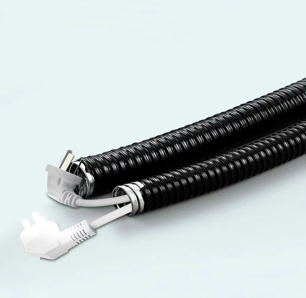 Flexible plastic-coated metal hose JSB-13mm industrial plastic coated metal hoses bellows with metal joints
